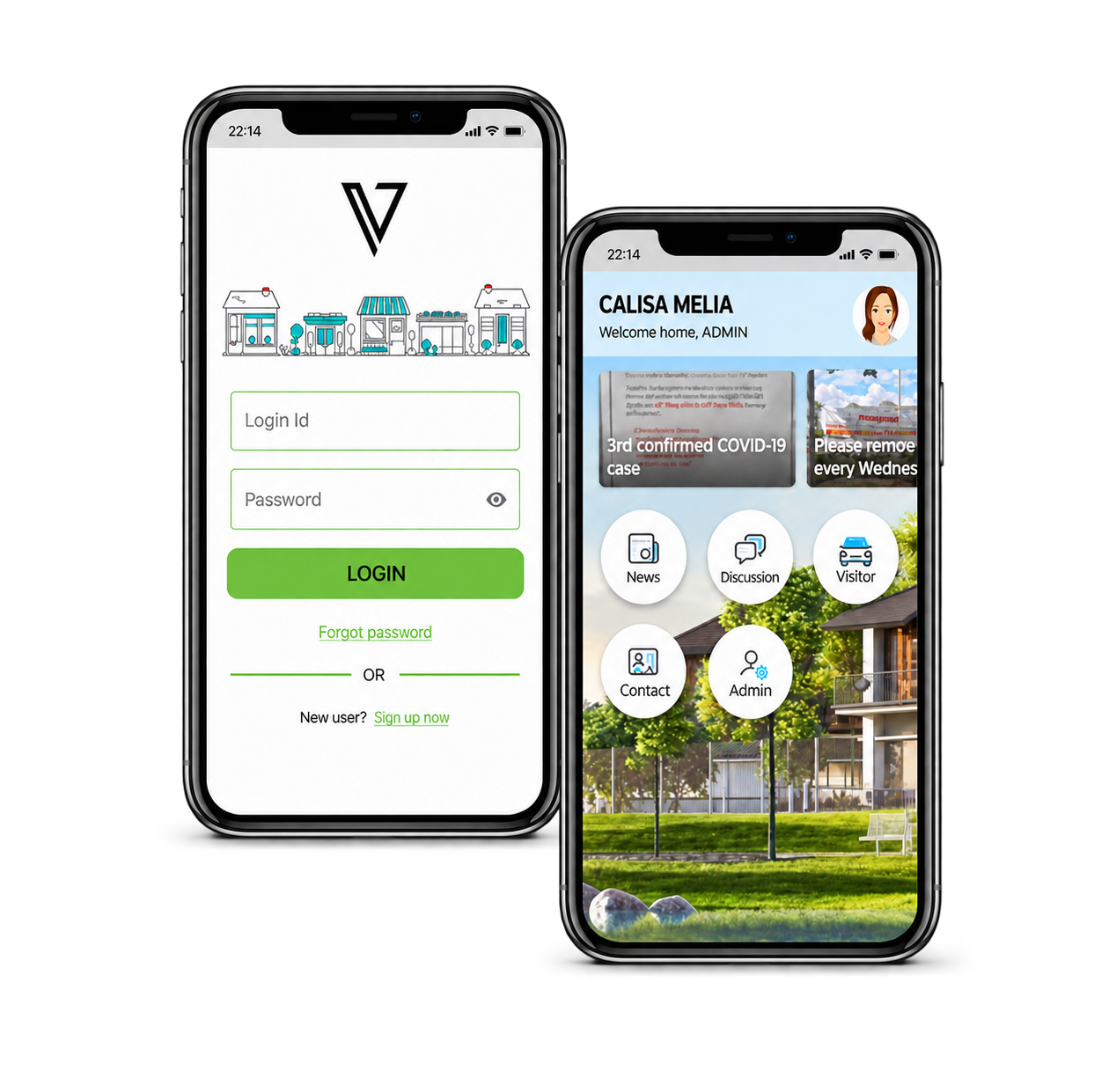 VIQ Community app interface displayed on a phone